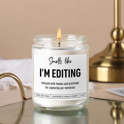 Candle, Photography Gifts for Photographers Men, Women, Photographer Gifts, Graduation, Cool Funny Presents for Photographers, Wedding, Camera Lovers, Videographer, Video Editor, Film Maker
