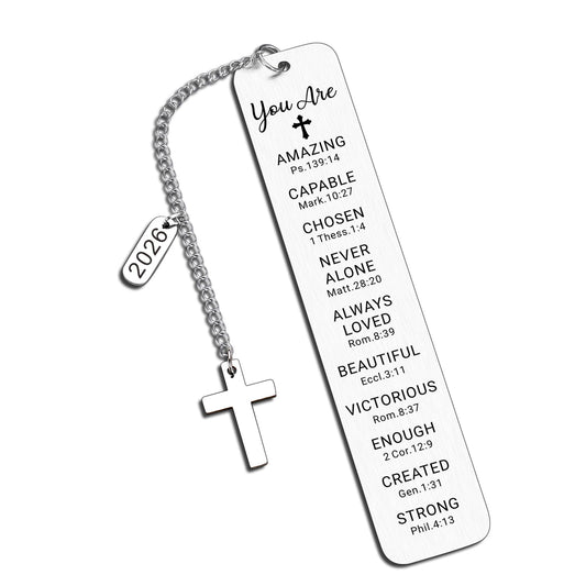 Baptism Gifts for Teen Girls Teenage First Communion Gifts for Girls Teens Boys Religious Christian Confirmation Gifts Bookmark for Women Girls Graduation Birthday Gifts Stocking Stuffers for Teen Boy
