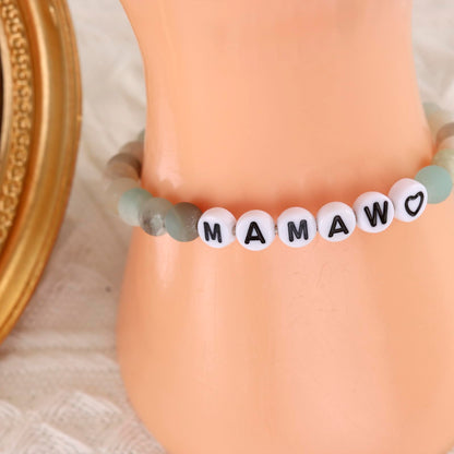 HUTIMY Gifts for Mamaw Birthday from Grandchildren Best Grandma Mothers Day Mamaw Bracelet