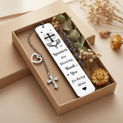 Catholic Confirmation Sponsor Gifts for Women 2026, Mothers Day Catholic Bookmark Gifts for Godmother Confirmation Sponsor Women Christian Confirmations Gift, Thank You Appreciation Gift for Sponsors
