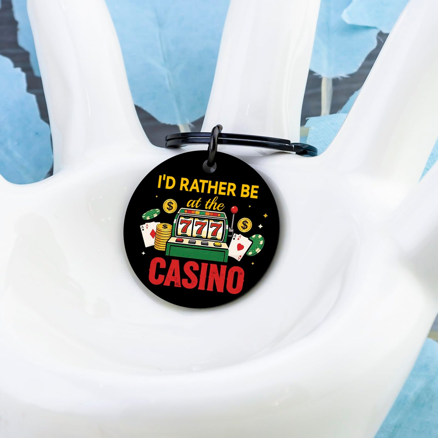 Slot Machine for Men Women Casino Gifts for Gamblers Friends Coworkers Gambling Gifts for Gambling Lovers Lucky Casino Theme Gift Funny Slot Machine Keychain Accessories