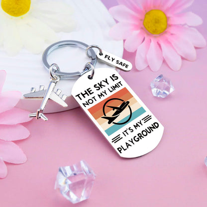 Pilot Gifts Pilots Airplane Keychain Gifts for Flight Attendant Aviation Lovers Cool Pilot Gift for Men Women Airplane Accessories Gifts for Pilots in Training Birthday Gift for Flight Attendants