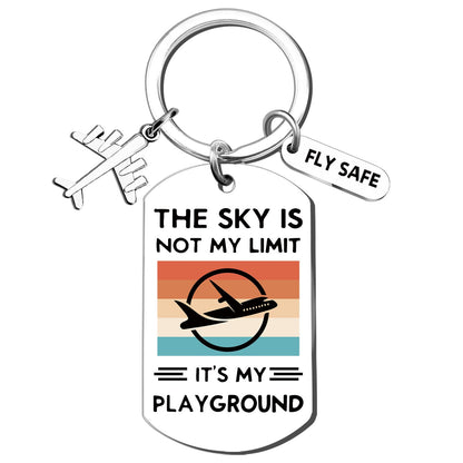 Pilot Gifts Pilots Airplane Keychain Gifts for Flight Attendant Aviation Lovers Cool Pilot Gift for Men Women Airplane Accessories Gifts for Pilots in Training Birthday Gift for Flight Attendants