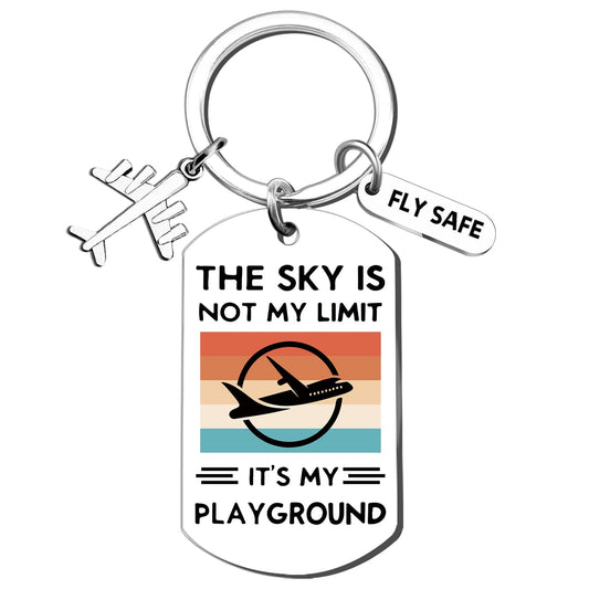 Pilot Gifts Pilots Airplane Keychain Gifts for Flight Attendant Aviation Lovers Cool Pilot Gift for Men Women Airplane Accessories Gifts for Pilots in Training Birthday Gift for Flight Attendants
