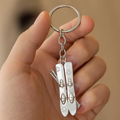 Cute Keychain-Ski Boot Keychains for Men and Women,Funny Key chains Gifts for Skiing Enthusiasts and Outdoor Adventure