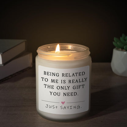 Funny Sibling Candle, Sister Gifts, Brother Gifts, Fathers Day Birthday Christmas Gift for Sister Brother, National Siblings Day Gift for Sisters, Brothers, Cousin