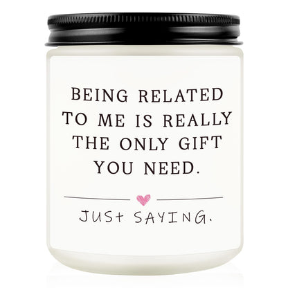 Funny Sibling Candle, Sister Gifts, Brother Gifts, Fathers Day Birthday Christmas Gift for Sister Brother, National Siblings Day Gift for Sisters, Brothers, Cousin