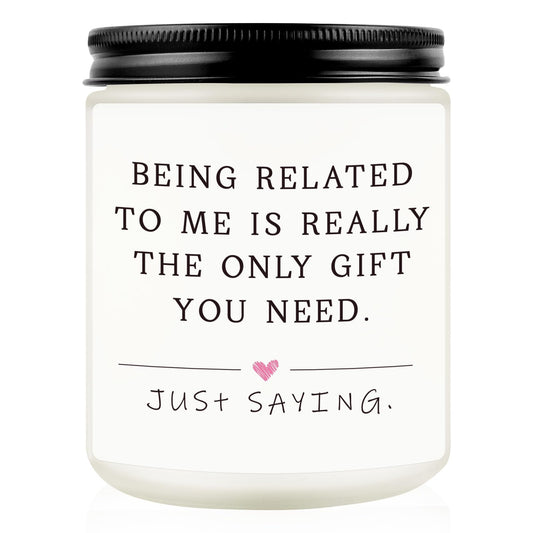 Funny Sibling Candle, Sister Gifts, Brother Gifts, Fathers Day Birthday Christmas Gift for Sister Brother, National Siblings Day Gift for Sisters, Brothers, Cousin