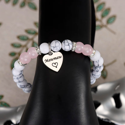 Mawmaw Gifts Bracelet for Women Promoted to Mawmaw Expecting Future First Time New Mawmaw Bracelet