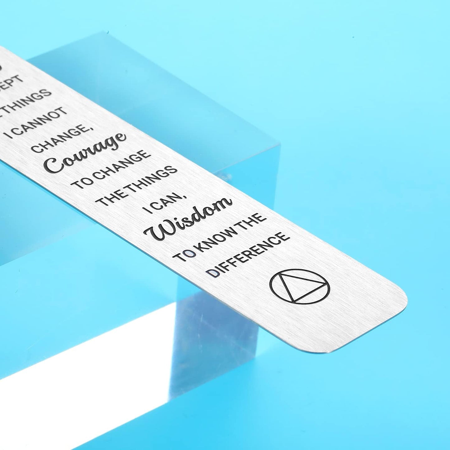 Sobriety Gifts for Women Men Serenity Prayer Gifts Sobriety Recovery AA Gifts Christian Bookmarks Gifts for Women Men Religious Bible Verse Book Markers Serenity Prayer Baptism Gifts for Girls Boys