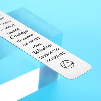 Sobriety Gifts for Women Men Serenity Prayer Gifts Sobriety Recovery AA Gifts Christian Bookmarks Gifts for Women Men Religious Bible Verse Book Markers Serenity Prayer Baptism Gifts for Girls Boys