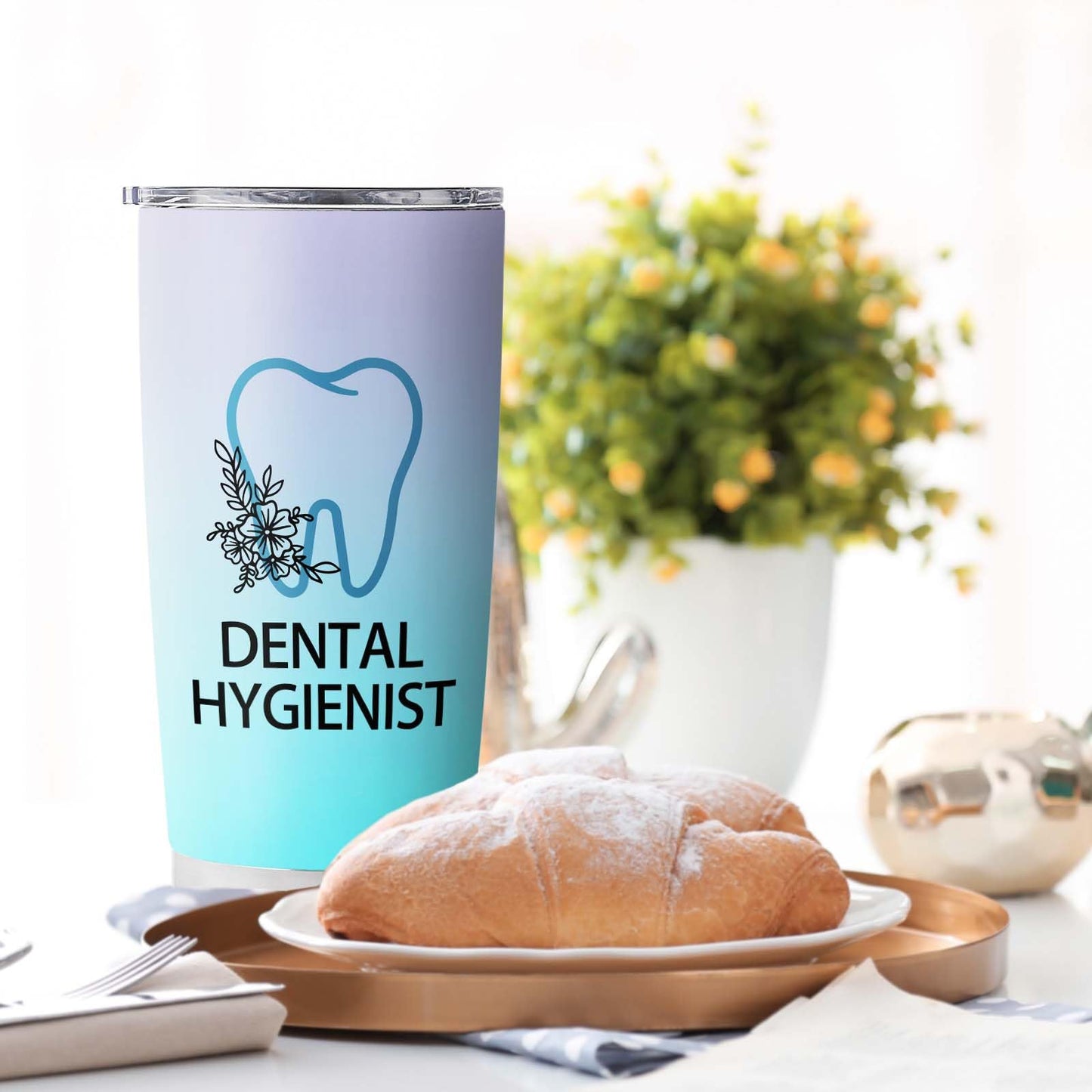 Dental Hygienist Gifts for Women Dental Hygienist Appreciation Week Gifts Graduation Gift Dental Hygienist Must Haves Travel Coffee Tumbler Mug Cup 20oz