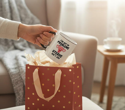 Casitika Hysterectomy Recovery Gifts. 11 Oz Funny Mug For Post Uterus Surgery Gift. Get Well Hysterectomy Gifts For Women. (Problems)