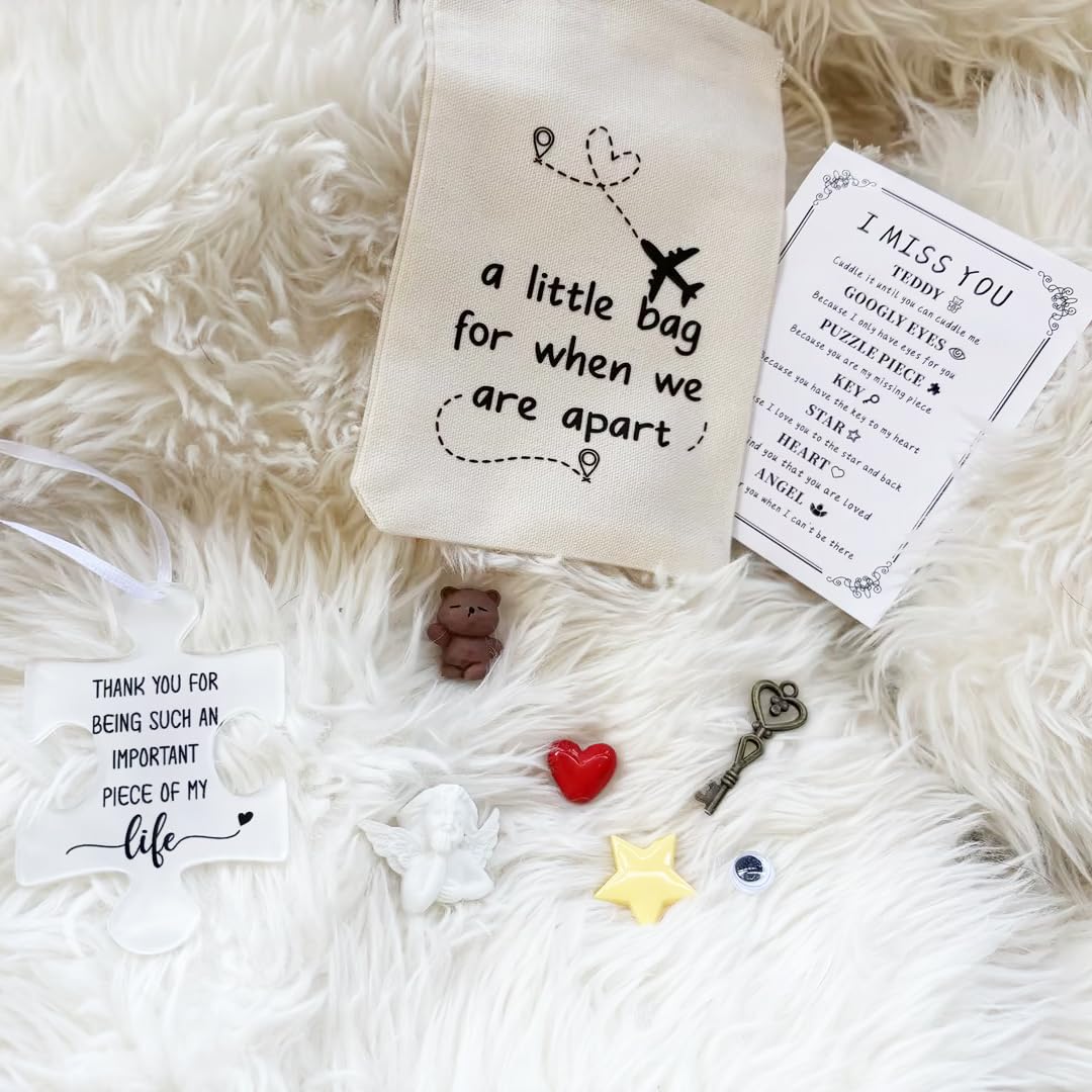 Zylaphia Long Distance Relationship Gifts Set for Boyfriend - Couple Separation Care Package Gift for Lovers and Friends, Him