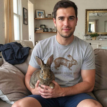 Mens Easter Bunny T Shirts Funny Bunny Tees for Guys Easter Tees for Men
