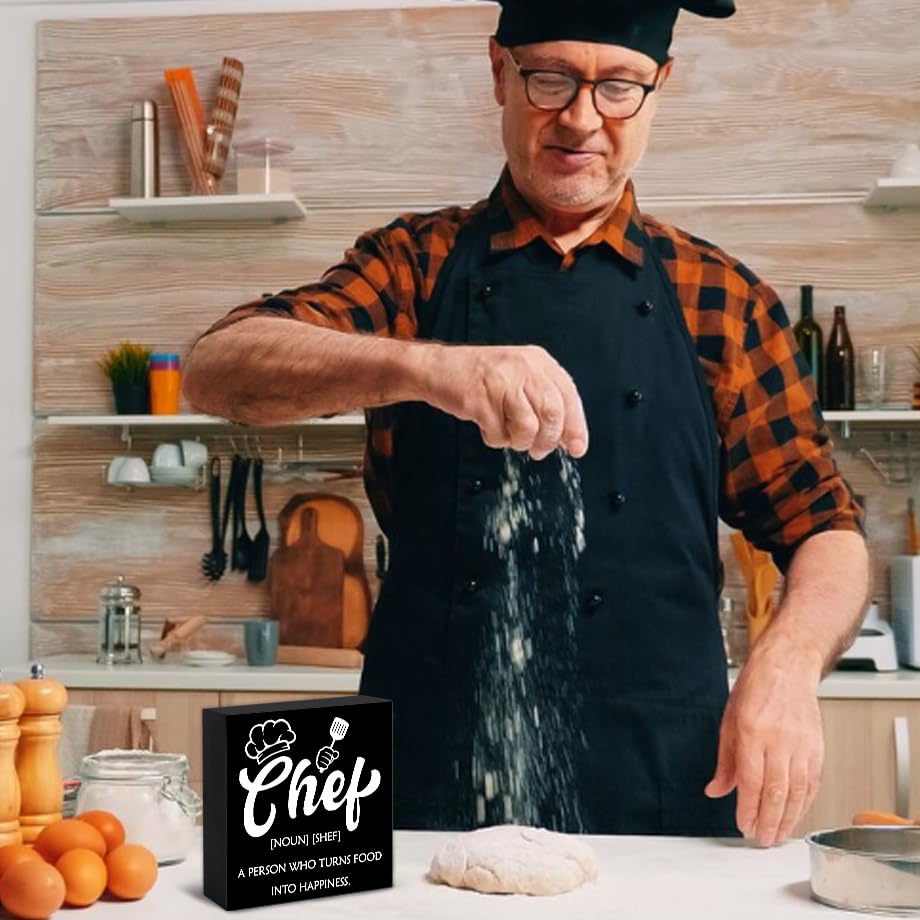 Chef Gifts For Chefs Men Women Wooden Sign Kitchen Decor Unique Gifts For Chefs Appreciation Gift Birthday Anniversary Christmas Gift