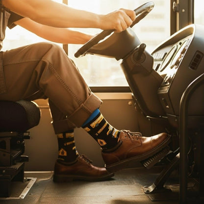 Zmart Gifts for Cheerleader Social Worker - Bus Driver Realtor Sewing Socks