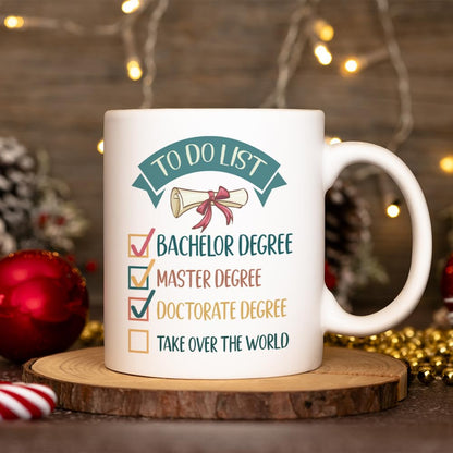 PhD Mug, Doctor Graduation Gifts, Doctorate Degree New Phd Tea Cup 11OZ