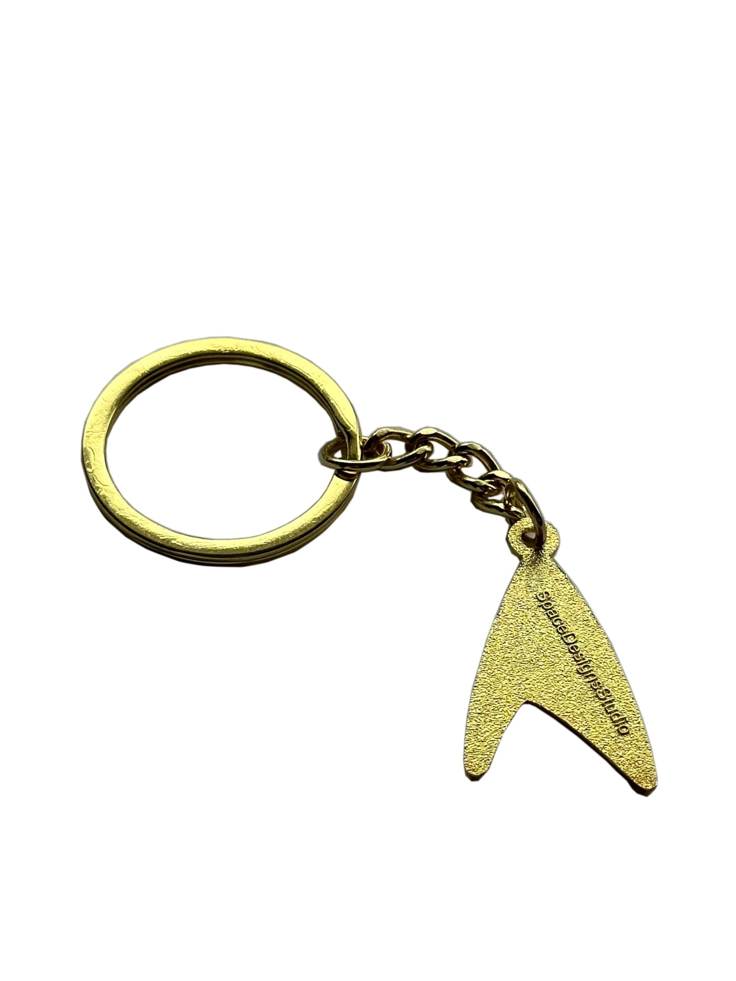 Custom Keychain for Star Trek Fans Command Insignia Gift