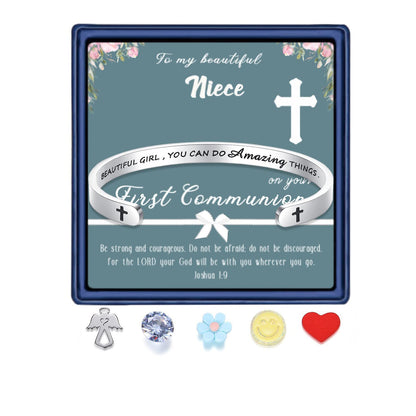 SAM & LORI Confirmation Gifts/First Communion Gifts-Bracelet for Goddaughter Daughter Niece Granddaughter