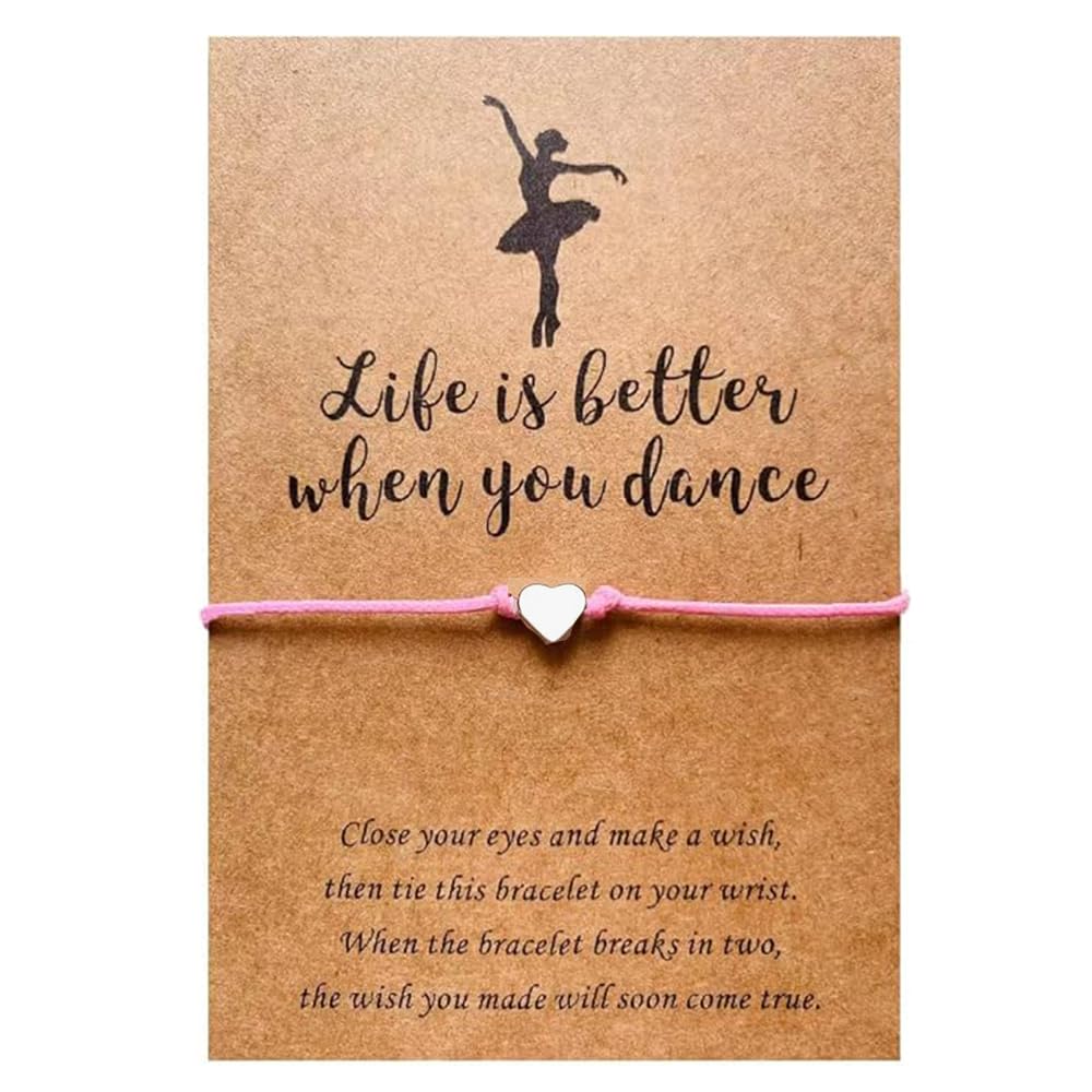 Lemua Dance Bracelet Gifts Ballet Bracelet Jewelry for Granddaughter Daughter Niece