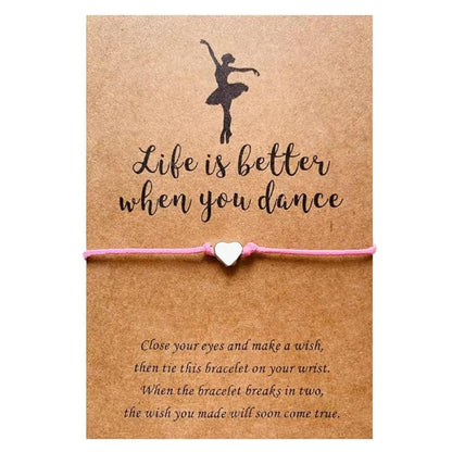 Lemua Dance Bracelet Gifts Ballet Bracelet Jewelry for Granddaughter Daughter Niece