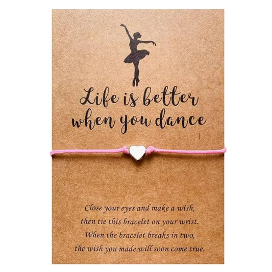 Lemua Dance Bracelet Gifts Ballet Bracelet Jewelry for Granddaughter Daughter Niece