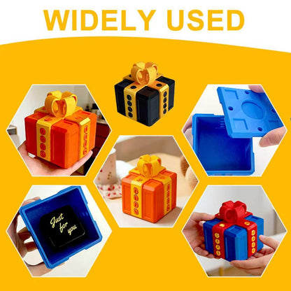 Shelprojsu Funny Valentines Day Gifts/Prank Box with Finger Gift Box/Surprise Box with Finger/Annoying 3D Printed Screw Gifts Boxes Ideal Gift for Lovers Birthday,Christmas,Halloween (Color/J)