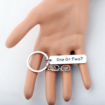 WUSUANED Funny Eye Glasses Keychain Optometry Doctor Jewelry Eye Doctor Vision Gift Ophthalmic Gifts