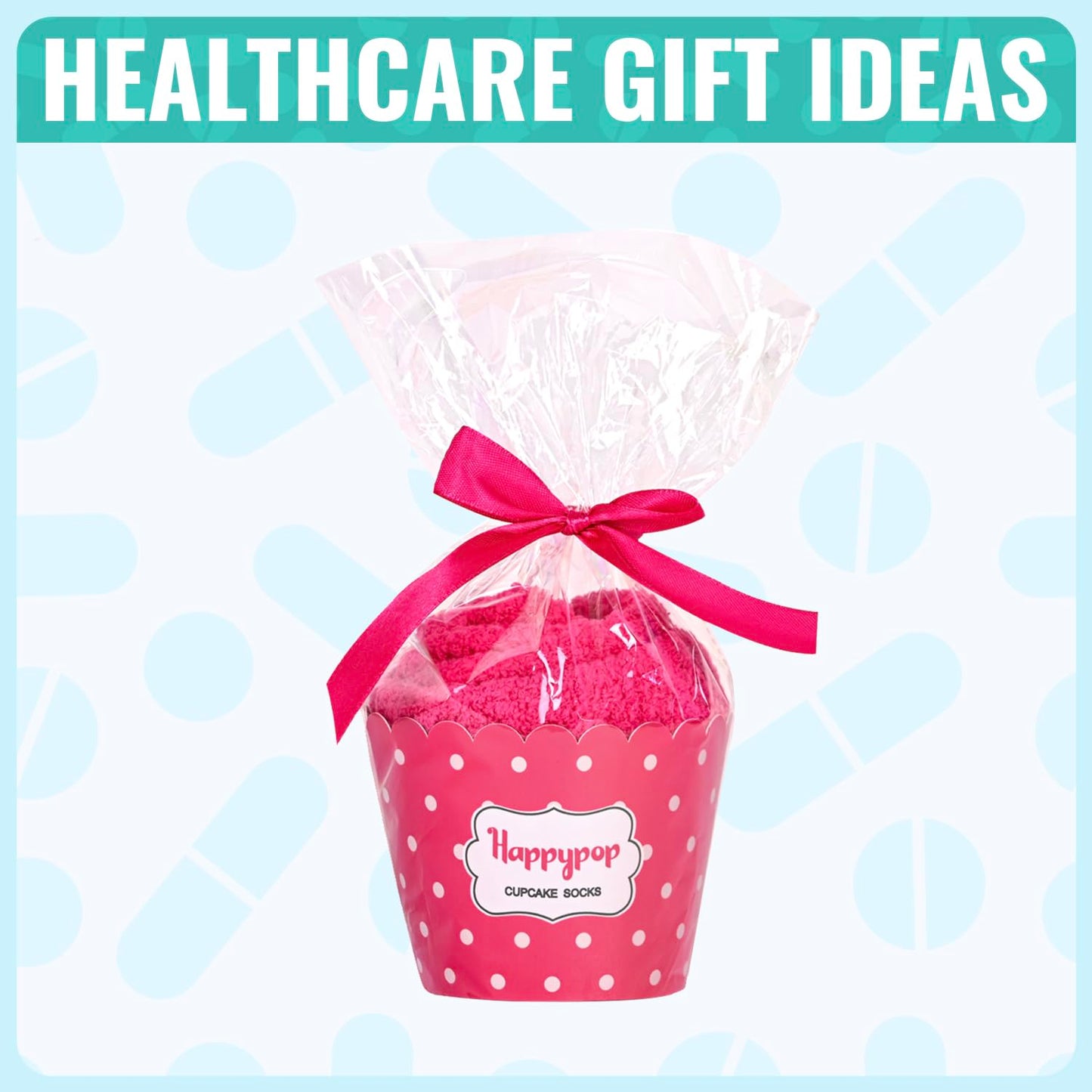 HAPPYPOP Nurse Vet Tech Gifts - Nurse Gifts for Women Female, Vet Tech Week Gift Socks