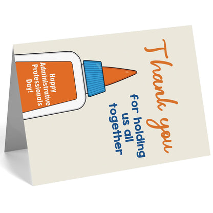 Administrative Professionals Day Card, Thank You Card for Administrative Assistant Office Manager Secretary, Appreciation Greeting Card with Envelope