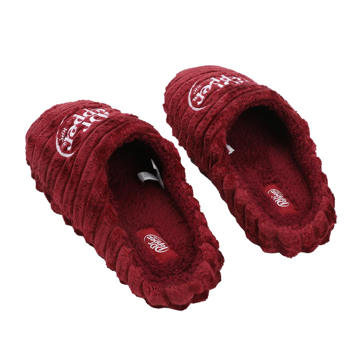 Packed Party Dr Pepper Logo Adult Red Scuff Slippers