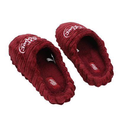 Packed Party Dr Pepper Logo Adult Red Scuff Slippers