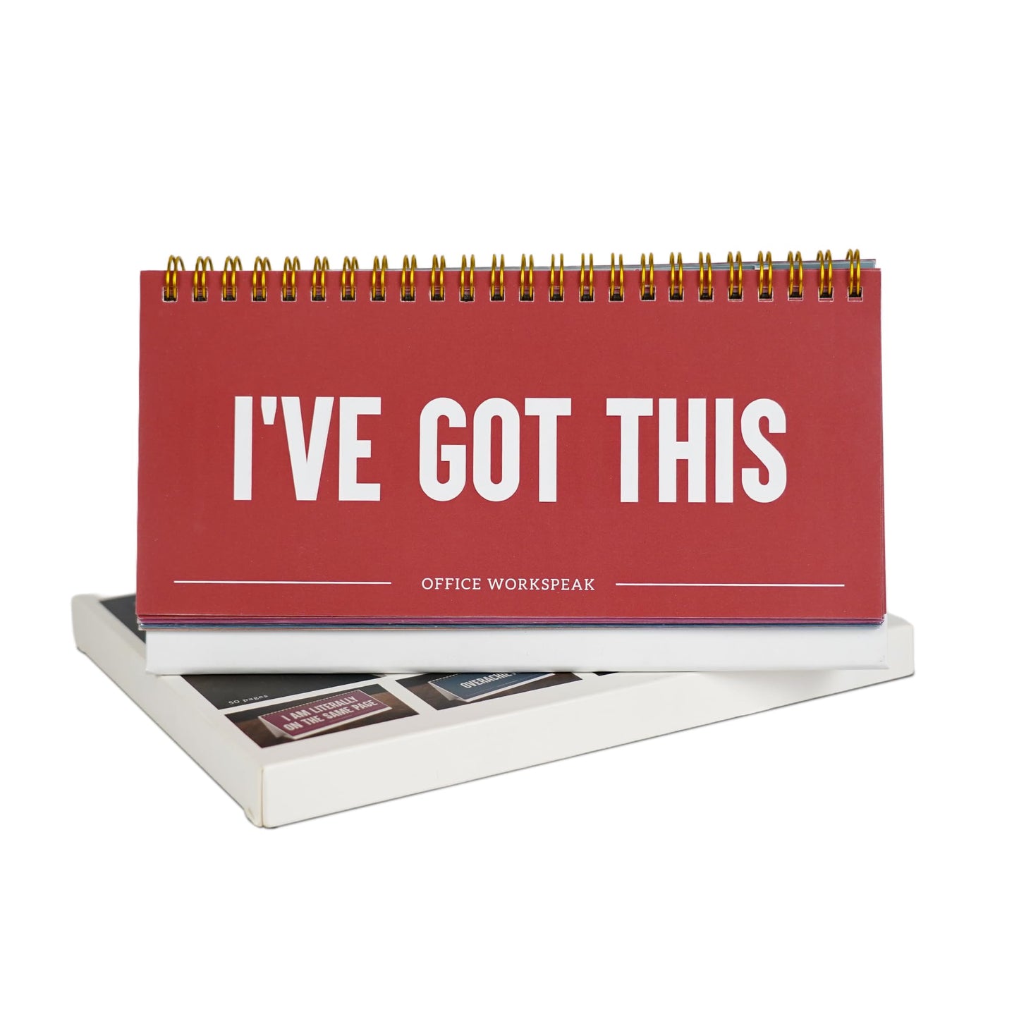 YOBRO Office Gifts for Coworkers, Funny Desk Signs - 50 Funny Messages Desktop Flip Book, Daily Mood Flip Sign & Funny Desk Decor, Work Desktop Accessories