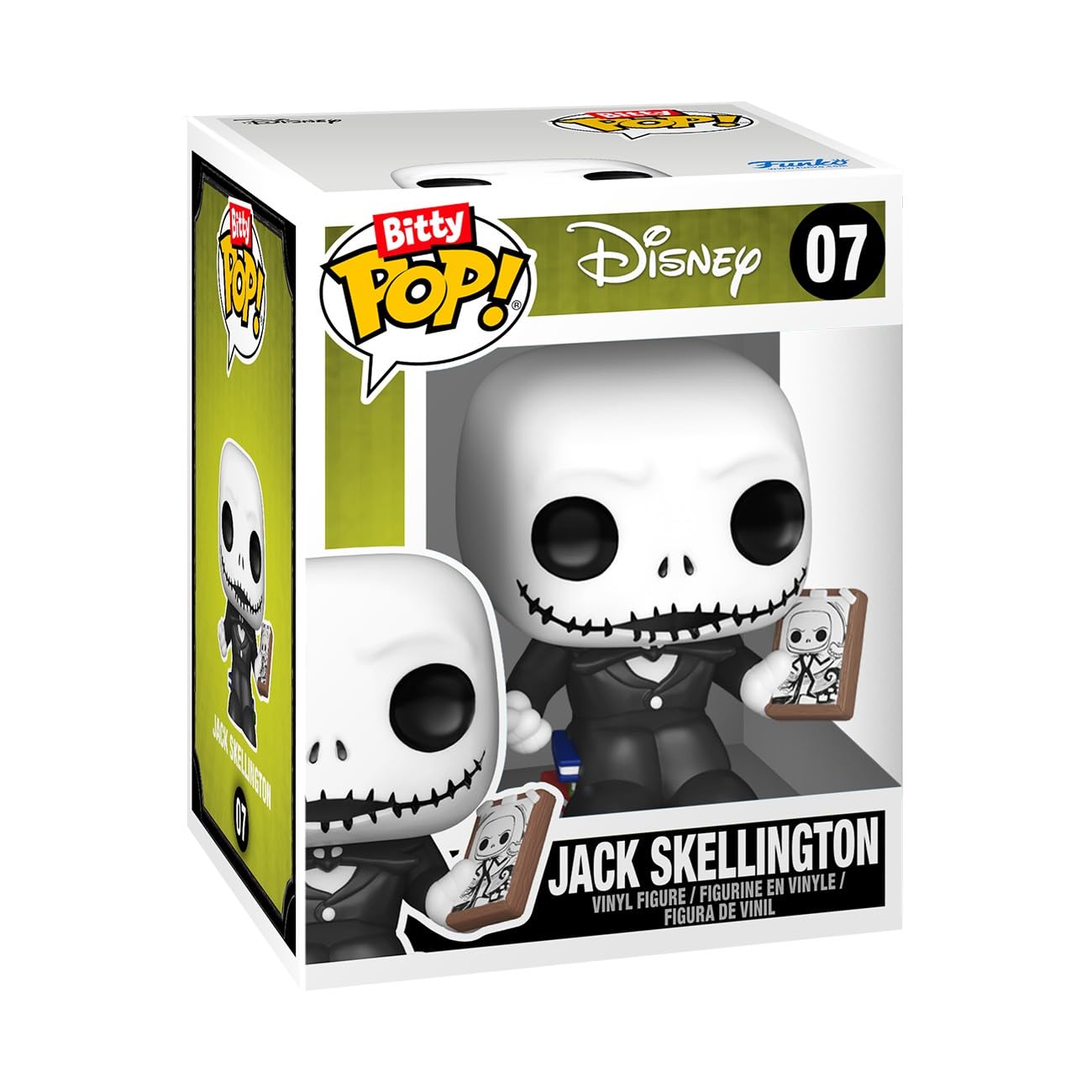 Funko Pop! Starter Set: The Nightmare Before Christmas Bitty Bundle Pack - 6 Pack - Zero, Sally, Jack Skellington, Bitty Ride Snowmobile, and Bitty Town Jack's House - Gift Idea - Disney Fans