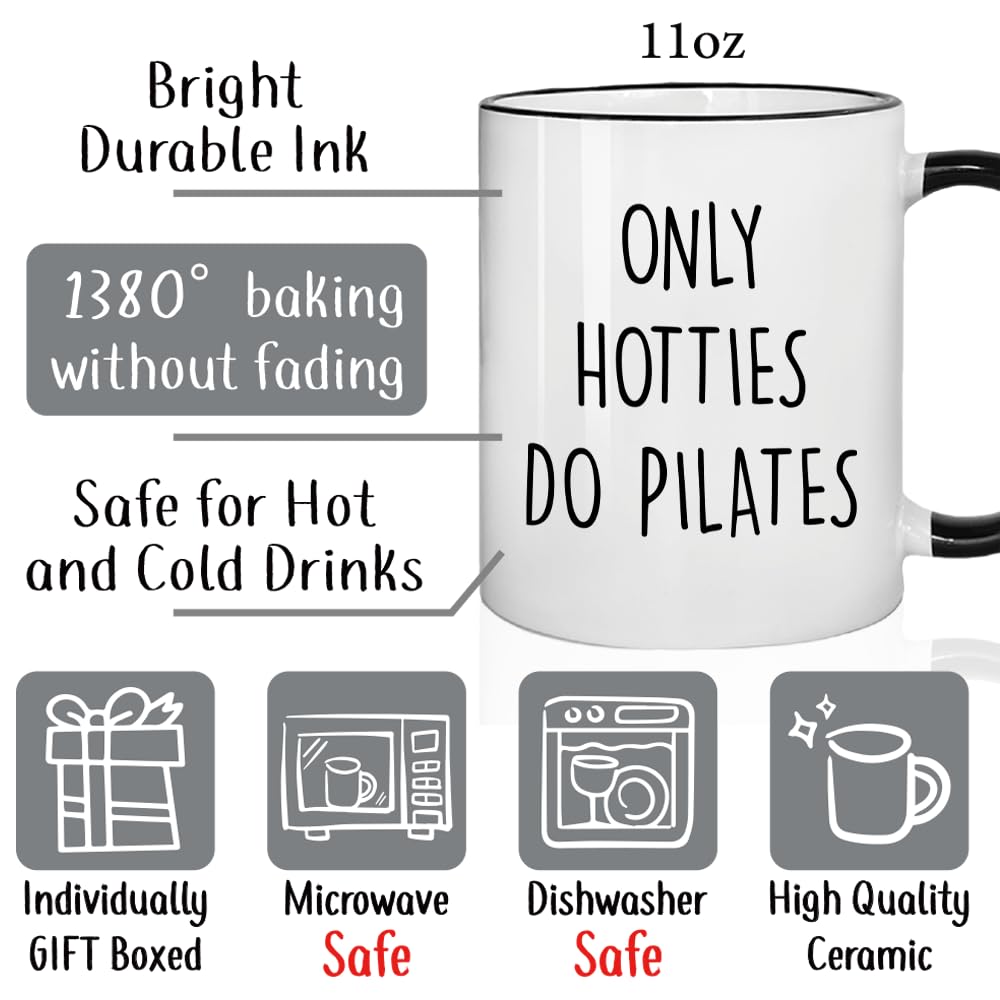 Funny Pilates Gifts for Women, Fitness Gifts for Friend Sister Coworkers, Mother's Day, Birthday, Appreciation Gifts for Mom Pilates Instructor 11oz