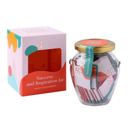 Only Good Vibes Success and Inspiration Jar – 31 Motivational Quotes with Daily Encouragement for Goals and Resilience – Compact Desk Gift for Women, Men, Teens – Pull a Quote, Get Inspired