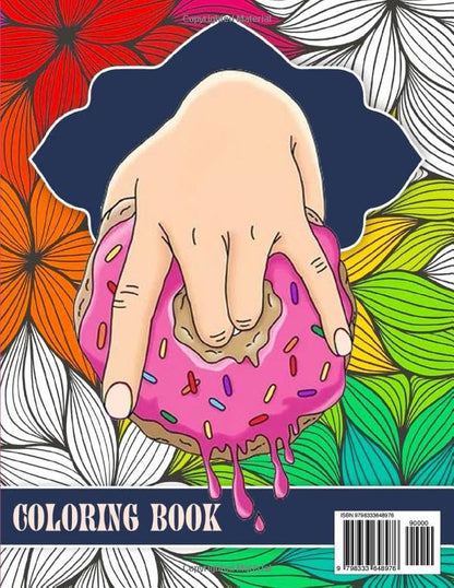 Adult Stress Reliever Coloring Book: Thoughts Filthy Sexy Obscene, erotic gift for couples, gift for long-distance relationships