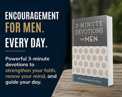 3-Minute Devotions for Men: 180 Encouraging Readings