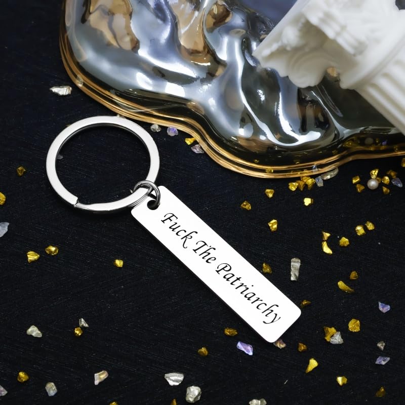 Feminism Keychain Feminist gifts Jewelry Birthday Keychain For Sister Coworkers, Daughter Sister Granddaughter Women Empowerment Gifts Gift Motivational Gifts For Women