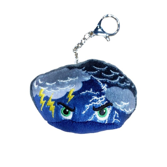 Thunderheads Plush Keychain Weather Educational Plush Bag Charm with Fact Card