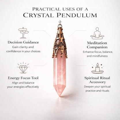 kcrygogo Metaphysical Pendulum Chart Mat with Crystal Pendulum Meditation Tool and Yes or NO Coin,Healing Stone Energy Generator for Divination, Protection,A Mystic Energy Gift