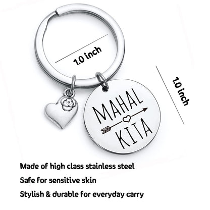 NOTHERS RSZOTW Valentine's Day Keychain Filipino Keychain Husband Gift Valentine's Day Philippines Jewelry Wife Gift