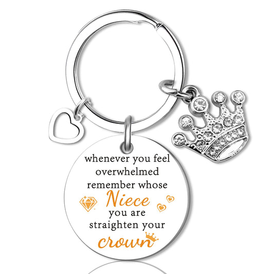 Niece Gifts From Auntie Birthday Gifts for Nieces From Aunt Uncle To My Niece Keychain Mothers Day Graduation Gift for Nieces Adult