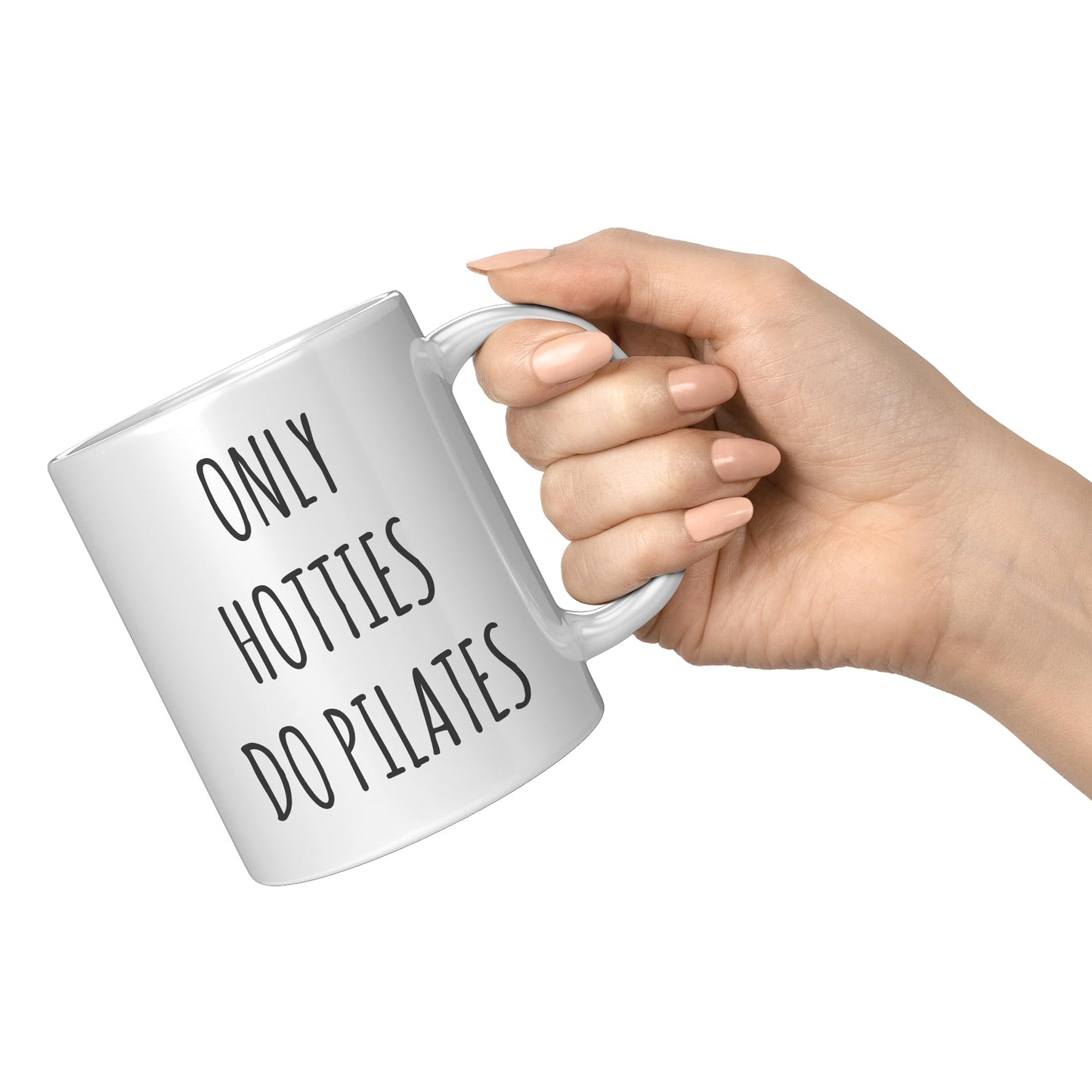Coveted Goods Pilates Gift Mug, Funny Pilates Coffee Mug, Gift for Pilates Lover, 11oz White Ceramic Cup