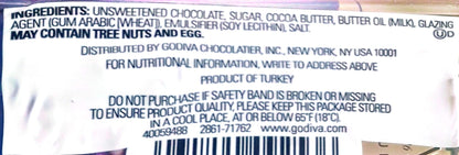 Godiva Choc Box Drk Pearl, 1.5 oz