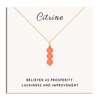 SmileBelle Crystal Necklace, Jade Necklace for Women as Anniversary Birthday Gifts for Women 14k Gold Black Tourmaline Lockets as Birthstone Jewelry for Girls Dainty Crystal Jewelry