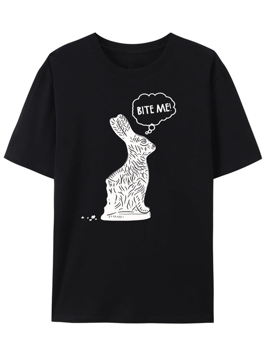 Easter Shirts for Women Floral Bunny Graphic T Shirt Cute Easter Eggs Spring Casual Short Sleeve Tee