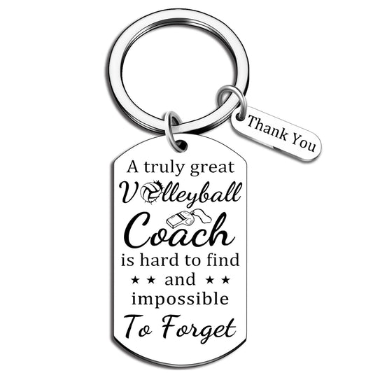 Ikacvb Volleyball Coach Keychain Thank You Gifts For Volleyball Coaches Women Men Unique Coach Appreciation Gifts Birthday Christmas Stuff