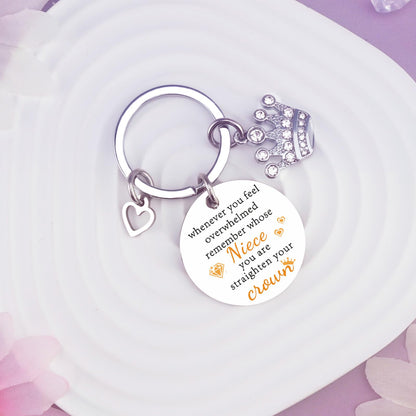 Niece Gifts From Auntie Birthday Gifts for Nieces From Aunt Uncle To My Niece Keychain Mothers Day Graduation Gift for Nieces Adult